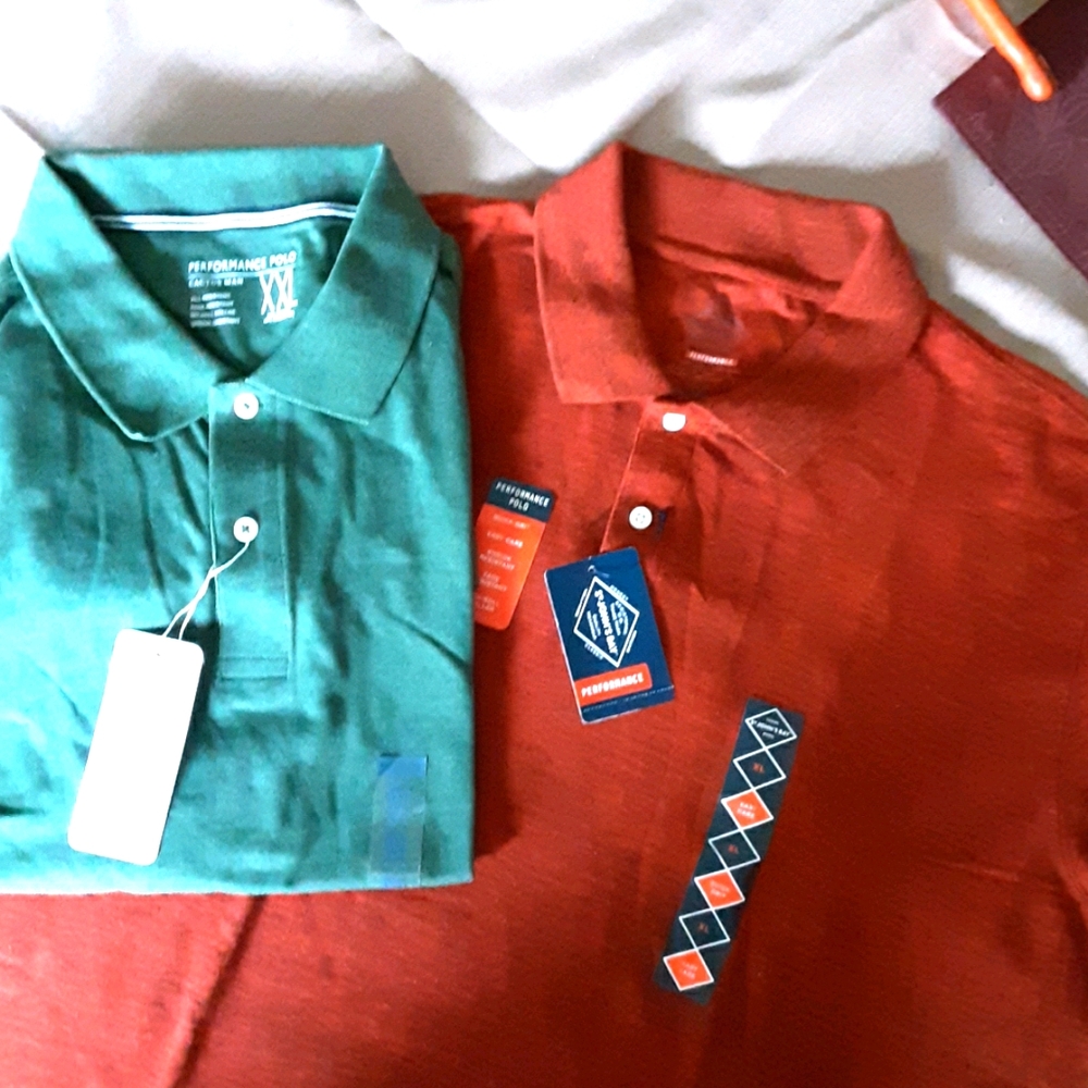 2 xxl polo shirts